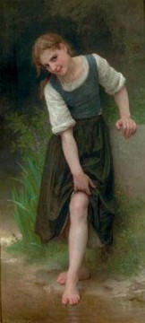 William Adolphe Bouguereau Painting - La Gue Realism William Adolphe Bouguereau